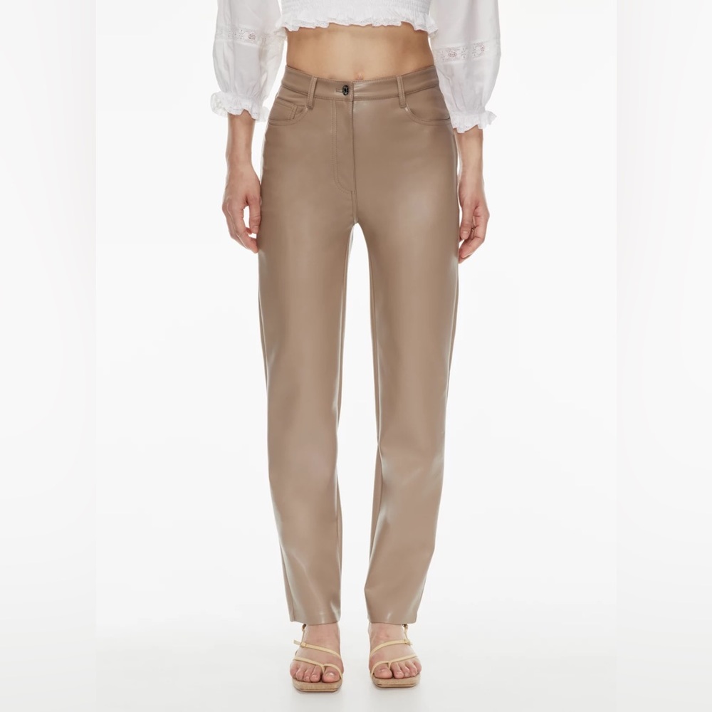 NEW Aritizia Wilfred Melina Pant - Grey Taupe Short size 0